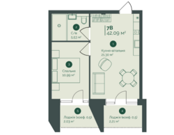 Однокімнатний апартамент у Melis – інвестиція з виглядом на ліс та річку фото 3 Однокімнатний апартамент у Melis – інвестиція з виглядом на ліс та річку фото 3