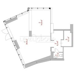 ������ ��������� ��������� 61,5 �² � �� �������������� ����, �������� ���� 8