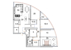 Видовой офис 230 м2 Кловский спуск, 7, новый ремонт фото 9 Видовой офис 230 м2 Кловский спуск, 7, новый ремонт фото 9