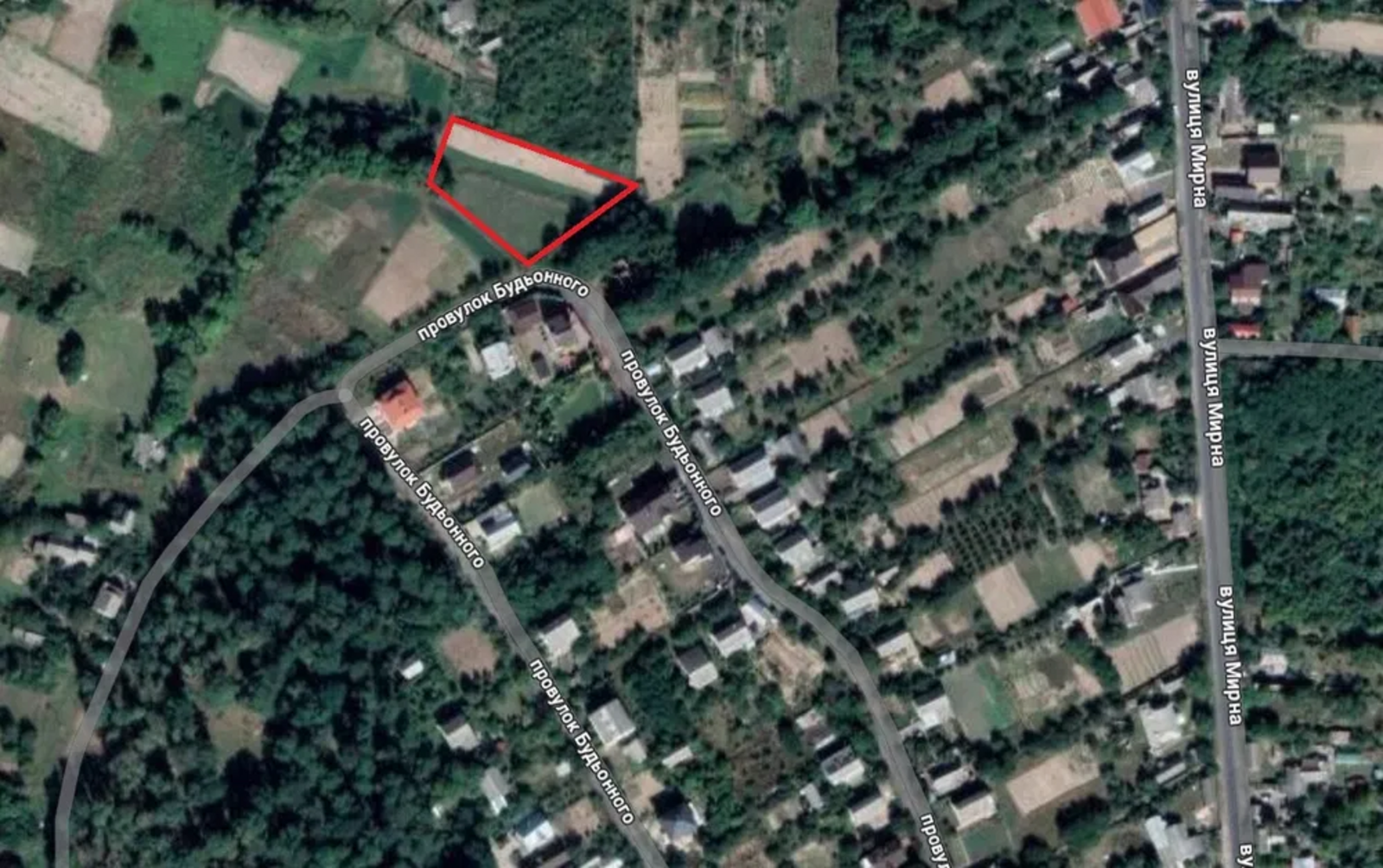 Продам земельну ділянку в с. Зарванці, вул. Будьонного. фото 1 Продам земельну ділянку в с. Зарванці, вул. Будьонного. фото 1