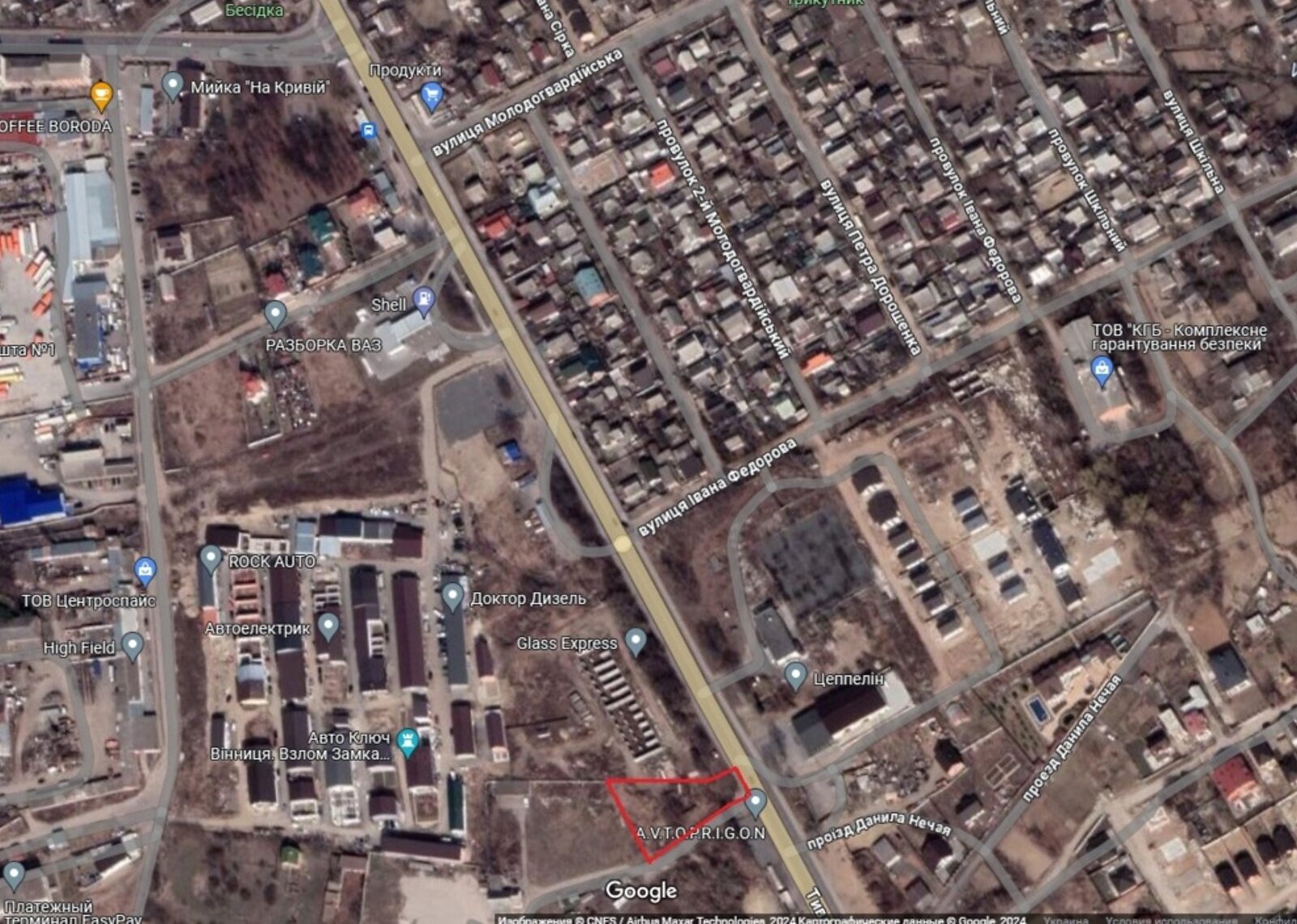 Продаж земельної ділянки комерційного призначення на вул. Данила Нечая, площа 18.5 сотки фото 1 Продаж земельної ділянки комерційного призначення на вул. Данила Нечая, площа 18.5 сотки фото 1