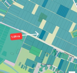 1.09 га, 60 м по фасаду фото 2 1.09 га, 60 м по фасаду фото 2