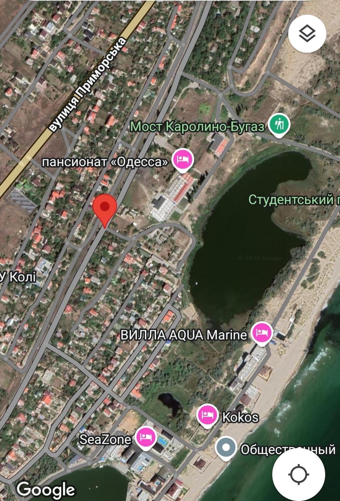 Участок в Каролино-Бугаз первая линия от дороги фото 1 Участок в Каролино-Бугаз первая линия от дороги фото 1