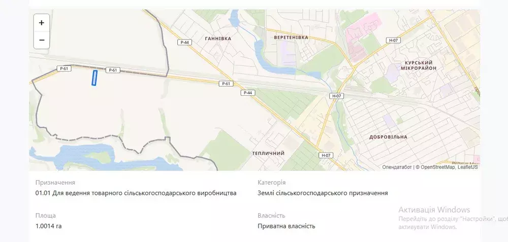 Продается участок Сумская, Сумы, Ковпаковский, р-н Тепличного фото 1 Продается участок Сумская, Сумы, Ковпаковский, р-н Тепличного фото 1