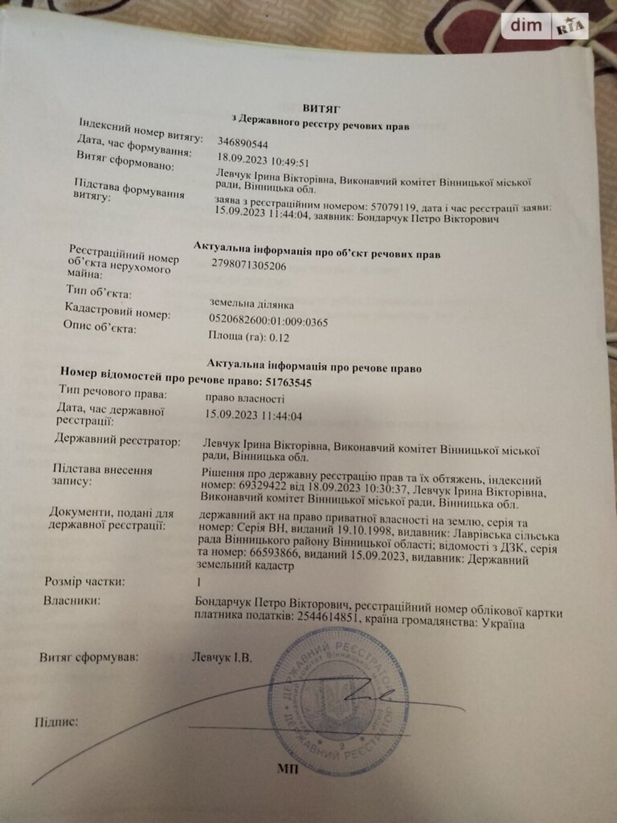 ��������� ������ ³�������, ³�����, ��������� ���� 1